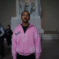 PINK LAWVILLE ZIP UP HOODIE