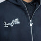 BLACK LAWVILLE ZIP UP HOODIE