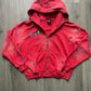 RED LAWVILLE ZIP UP HOODIE