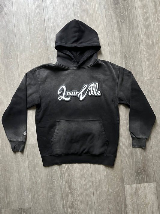 BLACK LAWVILLE PULL OVER HOODIE