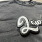 BLACK ACID WASH LAWVILLE T-SHIRT