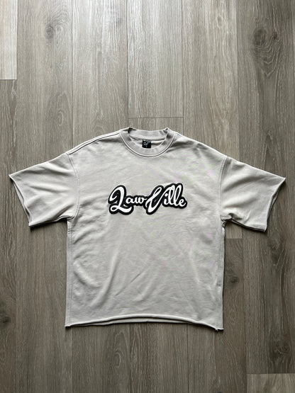 GREY ACID WASH LAWVILLE T-SHIRT