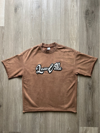 BROWN ACID WASH LAWVILLE T-SHIRT