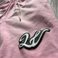 LIGHT PINK ACID WASH LAWVILLE SHORTS