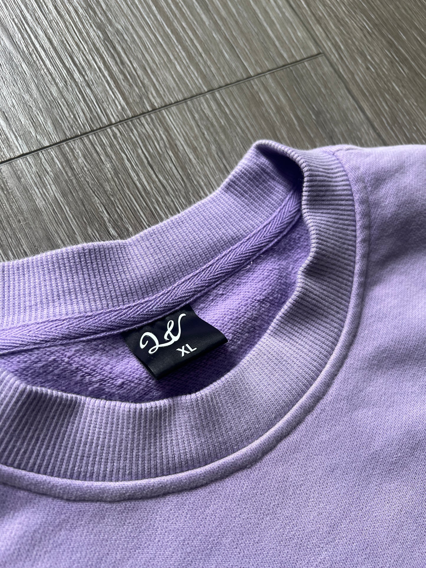 LIGHT PURPLE ACID WASH LAWVILLE T-SHIRT