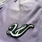 LIGHT PURPLE ACID WASH LAWVILLE SHORTS