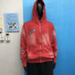 RED LAWVILLE ZIP UP HOODIE