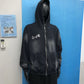 BLACK LAWVILLE ZIP UP HOODIE