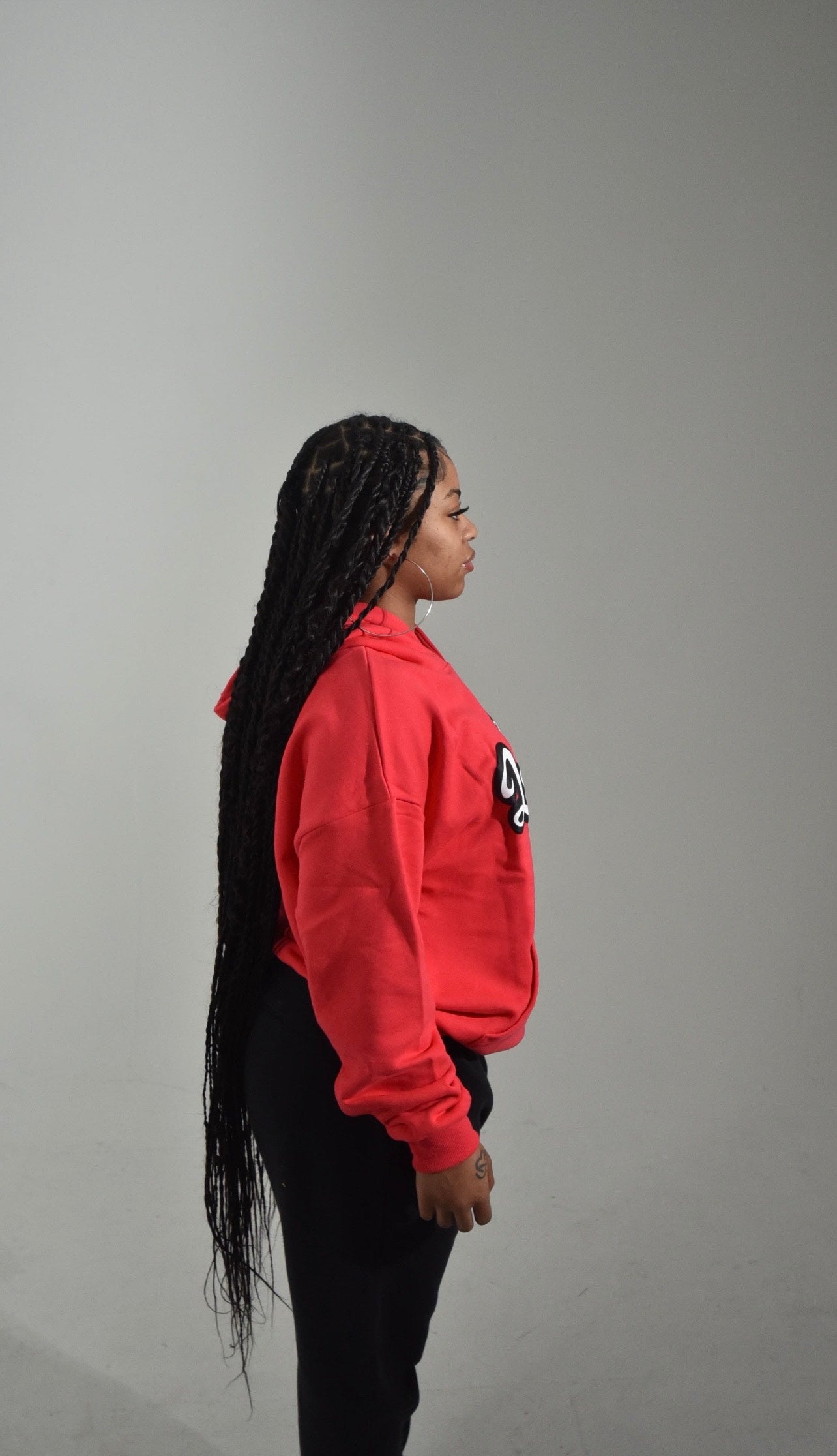 RED LAWVILLE PULLOVER HOODIE