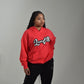 RED LAWVILLE PULLOVER HOODIE