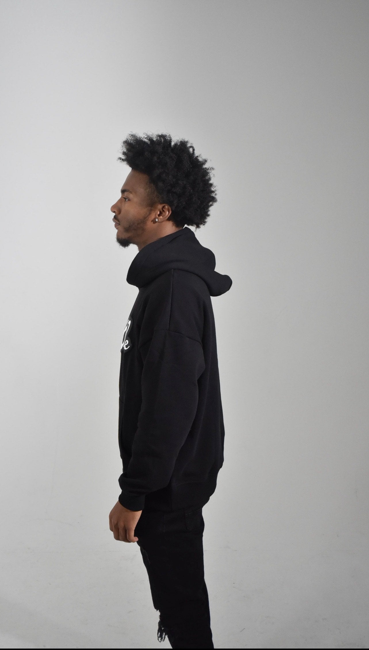 BLACK LAWVILLE PULLOVER HOODIE