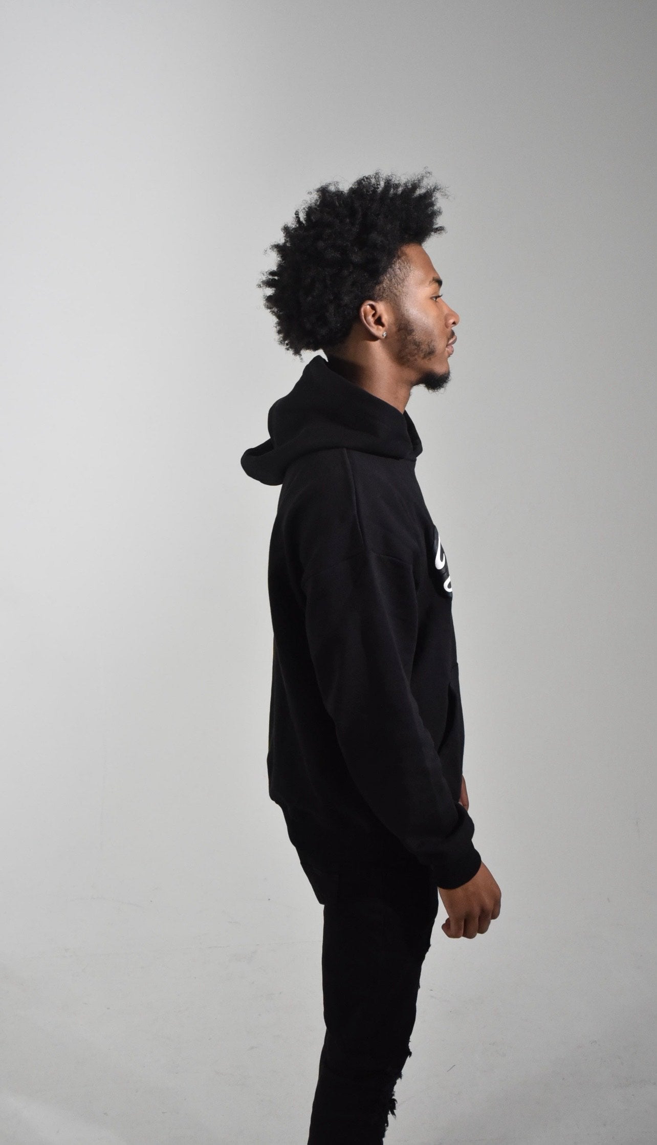 BLACK LAWVILLE PULLOVER HOODIE