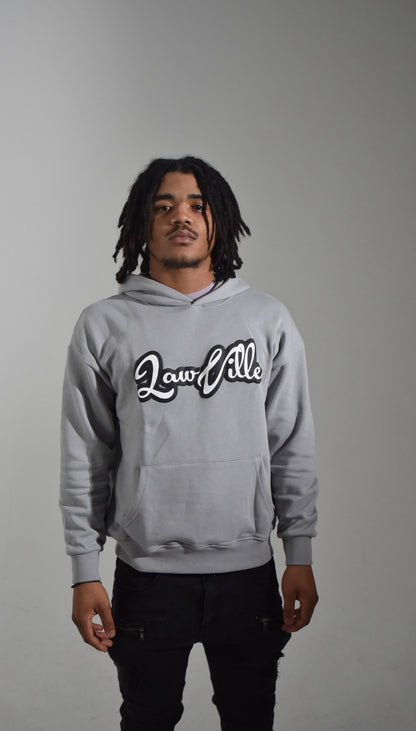 GREY LAWVILLE PULLOVER HOODIE