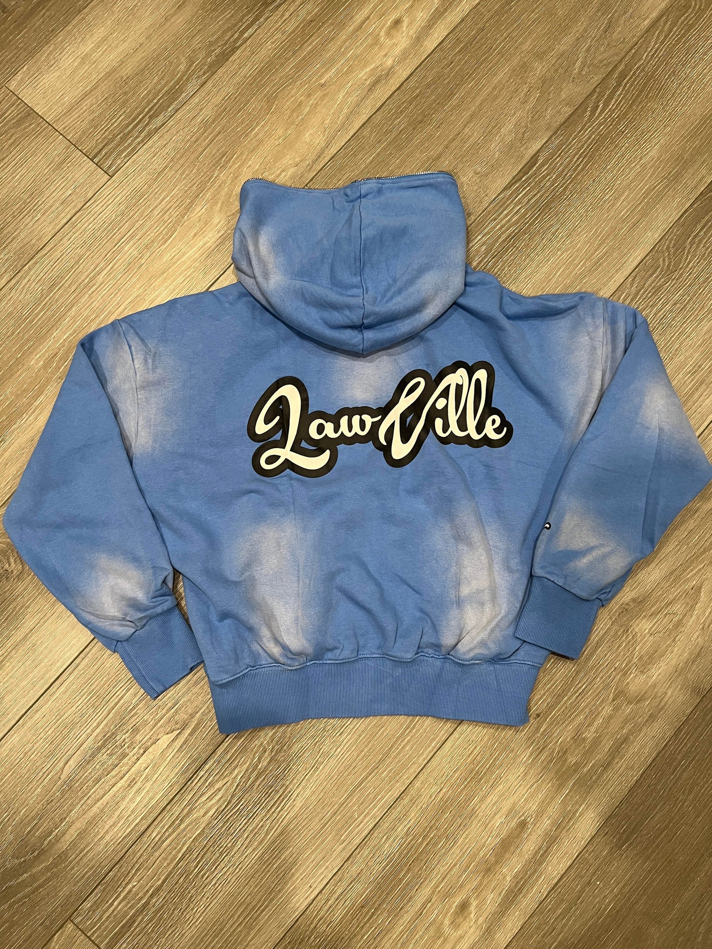 BLUE LAWVILLE ZIP UP HOODIE