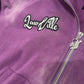 PURPLE LAWVILLE ZIP UP HOODIE