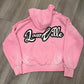 PINK LAWVILLE ZIP UP HOODIE